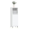 VidaXL Szafka łazienkowa, biała, 30x30x100 cm, materiał drewnopochodny