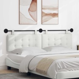 ZAGŁÓWEK WISZĄCY TAPICEROWANY SKÓRA EKOLOGICZNA PIKOWANY 190X55 CM