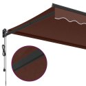 AUTOMATYCZNIE ZWIJANA MARKIZA OGRODOWA BRĄZOWA 350X250CM