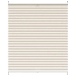 Roleta plisowana, kremowa (100x125cm).