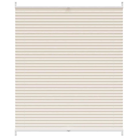 Roleta plisowana, kremowa (100x125cm).