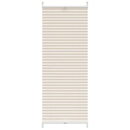 Roleta plisowana, kremowa (40x125cm).