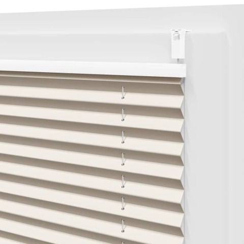 Roleta plisowana, kremowa (40x125cm).