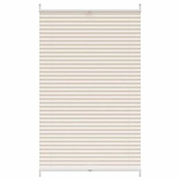 Roleta plisowana, kremowa (90 x 125 cm).