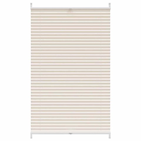 Roleta plisowana, kremowa (90 x 125 cm).