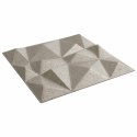 VidaXL Panele ścienne 12 pcs Beton diamentowy 50 x 50 cm Pianka XPS