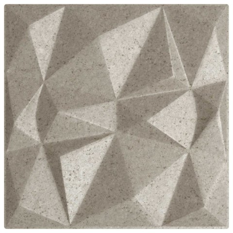 VidaXL Panele ścienne 12 pcs Beton diamentowy 50 x 50 cm Pianka XPS