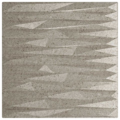 VidaXL Panele ścienne 12 pcs Beton kamienny 50 x 50 cm Pianka XPS