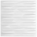 VidaXL Panele ścienne 12 pcs Biały Kamień 50 x 50 cm Pianka XPS