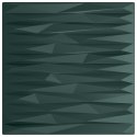 VidaXL Panele ścienne 12 pcs Zielony kamień 50 x 50 cm Pianka XPS