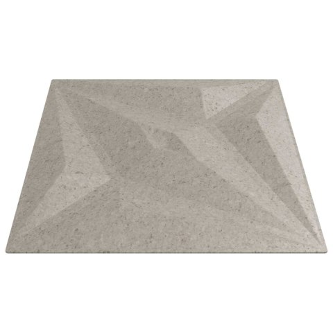VidaXL Panele ścienne 24 pcs Beton gwiazdy 50 x 50 cm Pianka XPS