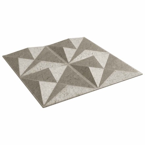 VidaXL Panele ścienne 24 pcs Beton origami 50 x 50 cm Pianka XPS
