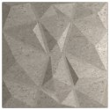 VidaXL Panele ścienne 24 pcs Betonowy Szary 50 x 50 cm Pianka XPS