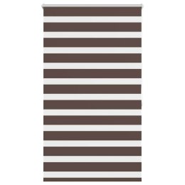 VidaXL Roleta Zebra 100,9x175 cm Szerokość tkaniny 96,7 cm kawa