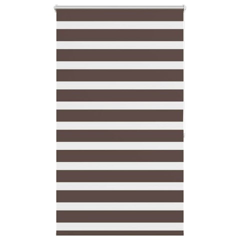 VidaXL Roleta Zebra 100,9x175 cm Szerokość tkaniny 96,7 cm kawa