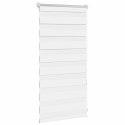 VidaXL Roleta Zebra 40,9x100 cm Szerokość materiału 36,7 cm biała