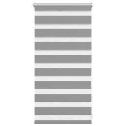 VidaXL Roleta Zebra 40,9x100 cm Szerokość tkaniny 36,7 cm szara