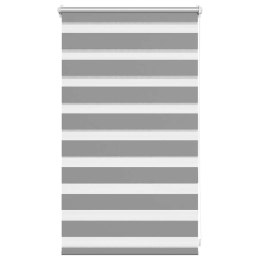 VidaXL Roleta Zebra 50,9x100 cm Szerokość tkaniny 46,7 cm szara