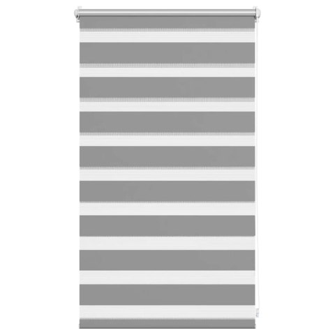 VidaXL Roleta Zebra 50,9x100 cm Szerokość tkaniny 46,7 cm szara