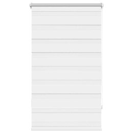 VidaXL Roleta Zebra 70,9x120 cm Szerokość tkaniny 66,7 cm biała