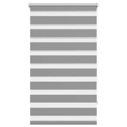 VidaXL Roleta Zebra 70,9x120 cm Szerokość tkaniny 66,7 cm szara