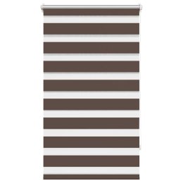 VidaXL Roleta Zebra 90,9x150 cm Szerokość tkaniny 86,7 cm kawa