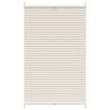 VidaXL Roleta plisowana, 90 x 100 cm, kremowa