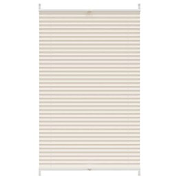 VidaXL Roleta plisowana, 90 x 100 cm, kremowa