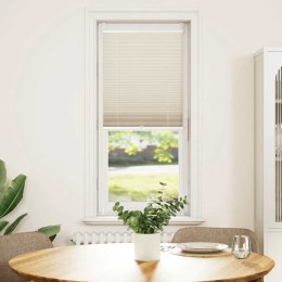 VidaXL Roleta plisowana, kremowa (50x150cm)