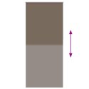 VidaXL Roleta zaciemniająca 104,4x230 cm Szerokość tkaniny 100 cm kolor kawowy