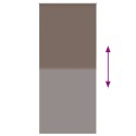 VidaXL Roleta zaciemniająca 124,4x230 cm Szerokość tkaniny 120 cm kolor kawowy