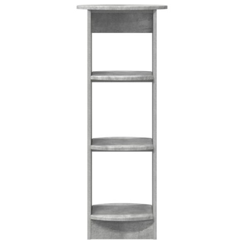 VidaXL Szafka boczna Betonowy Szary 40 x 40 x 100 cm