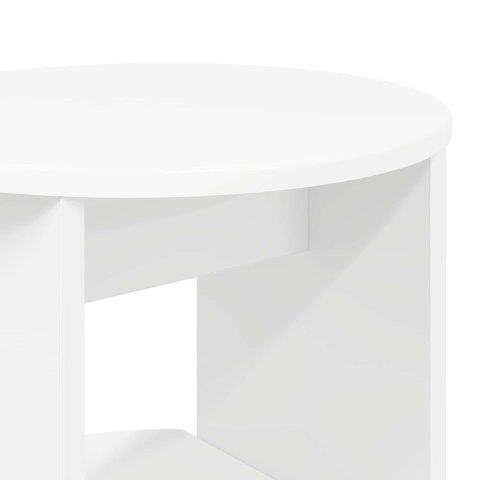 VidaXL Szafka boczna Biały 40 x 40 x 100 cm Drewno inżynieryjne