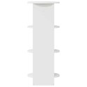 VidaXL Szafka boczna Biały Wysoki Połysk 40 x 40 x 100 cm