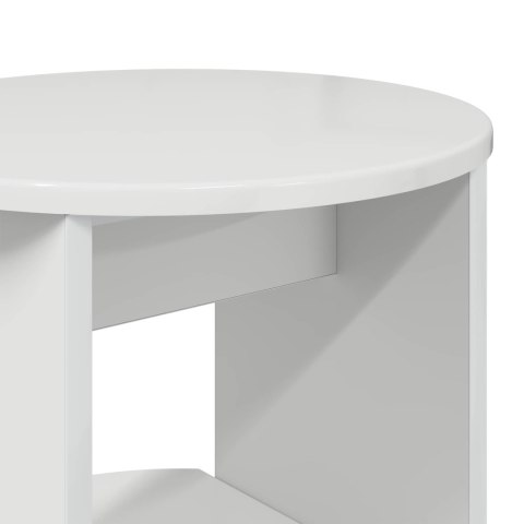 VidaXL Szafka boczna Biały Wysoki Połysk 40 x 40 x 100 cm