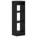 VidaXL Szafka boczna Czarny 40 x 40 x 100 cm Drewno inżynieryjne
