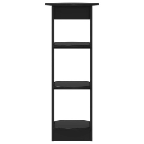 VidaXL Szafka boczna Czarny 40 x 40 x 100 cm Drewno inżynieryjne