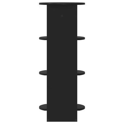 VidaXL Szafka boczna Czarny 40 x 40 x 100 cm Drewno inżynieryjne