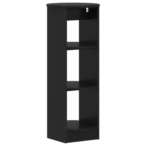 VidaXL Szafka boczna Czarny 40 x 40 x 100 cm Drewno inżynieryjne