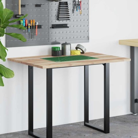 VidaXL Blat do biurka, 120x70x2 cm, lite drewno akacjowe