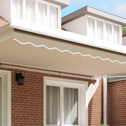 VidaXL Faldra do Markizy Beżowy 480 x 20 cm Płótno