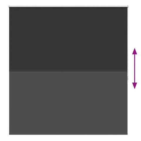 VidaXL Roleta zaciemniająca 164,4x175 cm Szerokość tkaniny 160 cm czarna