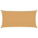 VidaXL Żagiel przeciwsłoneczny, 160 g/m², piaskowy, 2,5x4,5 m, HDPE