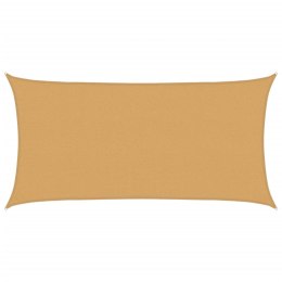VidaXL Żagiel przeciwsłoneczny, 160 g/m², piaskowy, 2,5x4,5 m, HDPE