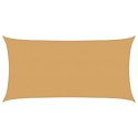 VidaXL Żagiel przeciwsłoneczny, 160 g/m², piaskowy, 2,5x5 m, HDPE