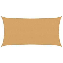 VidaXL Żagiel przeciwsłoneczny, 160 g/m², piaskowy, 2,5x5 m, HDPE