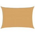VidaXL Żagiel przeciwsłoneczny, 160 g/m², piaskowy, 3x4,5 m, HDPE