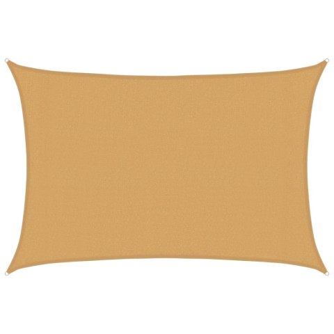 VidaXL Żagiel przeciwsłoneczny, 160 g/m², piaskowy, 3x4,5 m, HDPE