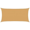 VidaXL Żagiel przeciwsłoneczny, 160 g/m², piaskowy, 3x6 m, HDPE