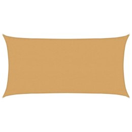 VidaXL Żagiel przeciwsłoneczny, 160 g/m², piaskowy, 3x6 m, HDPE
